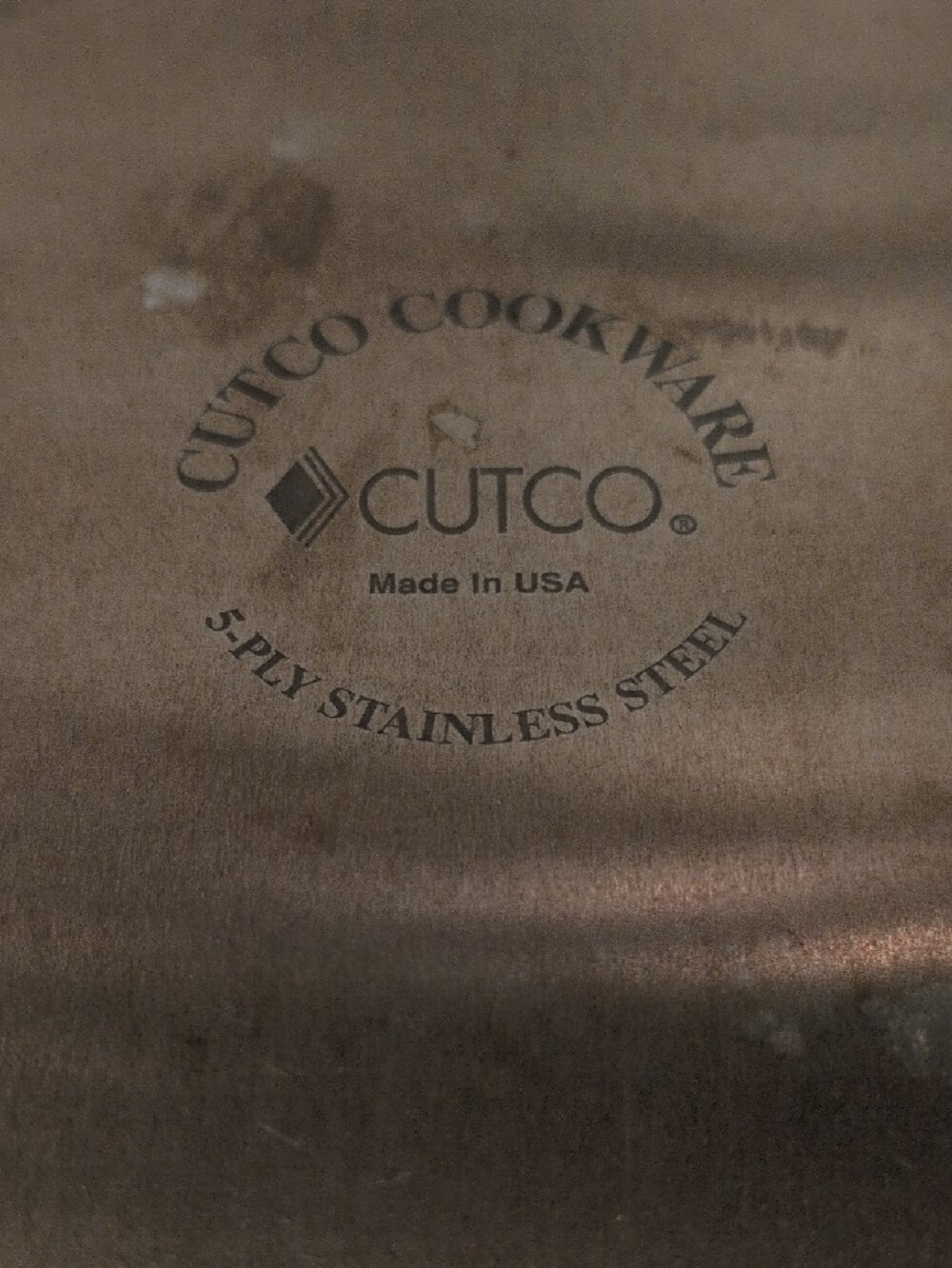 Cutco 5 ply Stainless Steel Cookware square griddle pan - Silver Finish - Picture 2 of 7